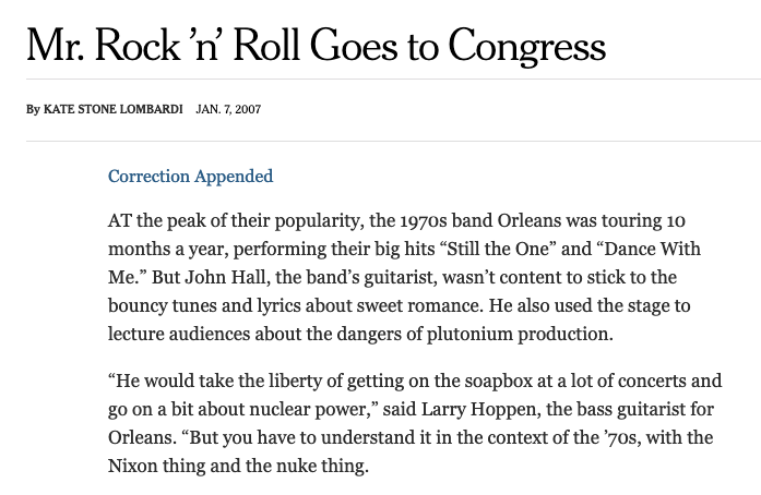 Mr. Rock ’n’ Roll Goes to Congress